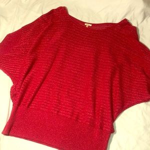 Women’s fun red top